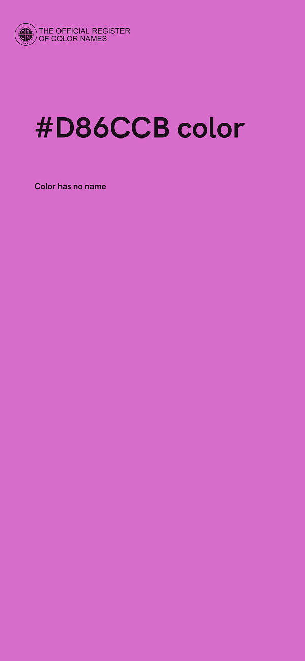 #D86CCB color image