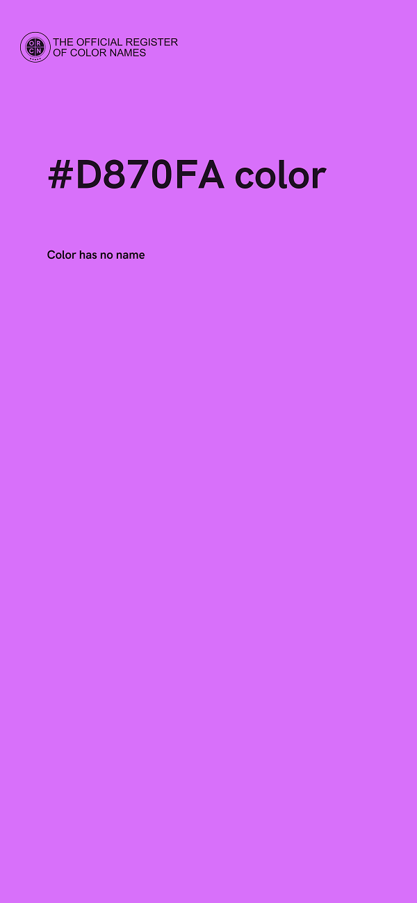 #D870FA color image
