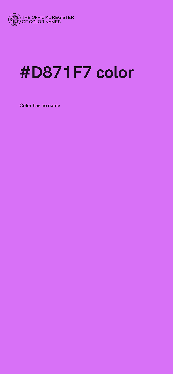 #D871F7 color image