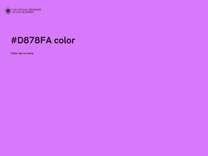 #D878FA color image