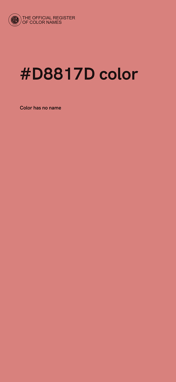 #D8817D color image