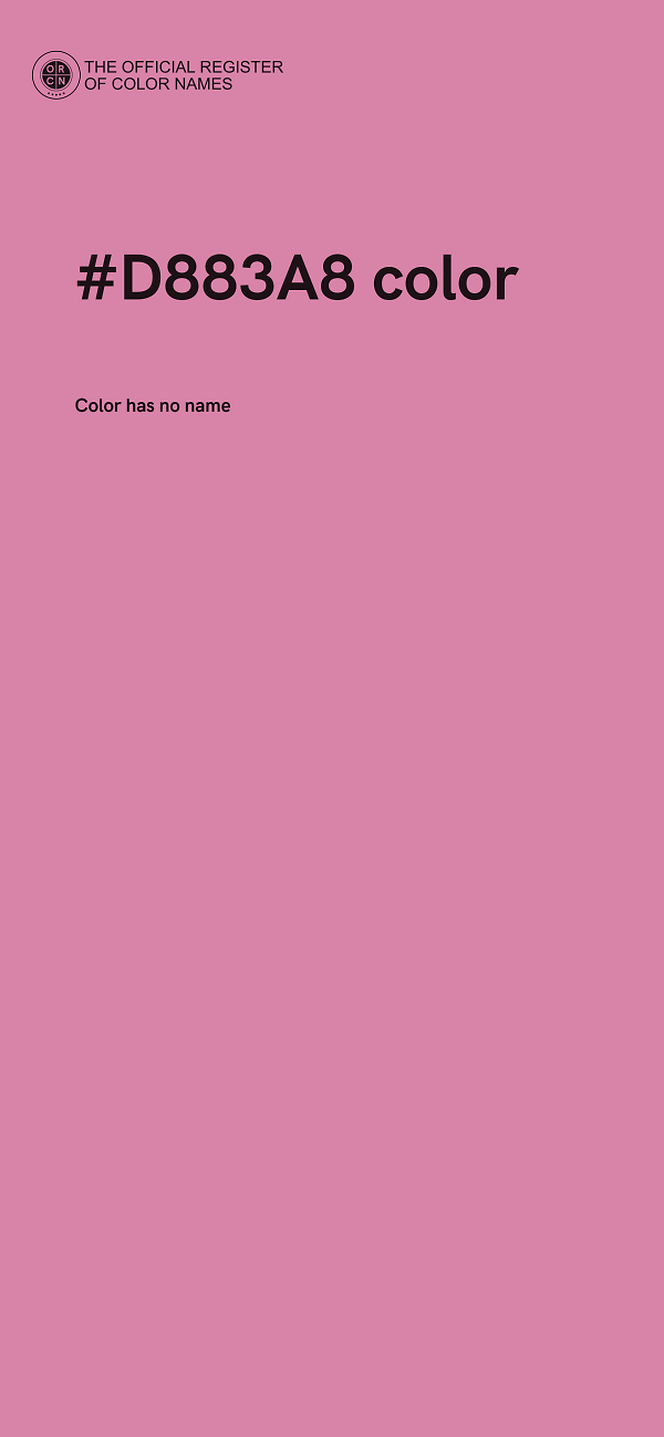#D883A8 color image