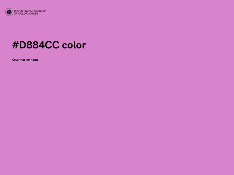 #D884CC color image
