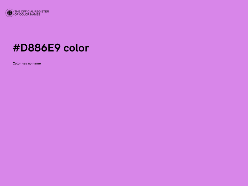 #D886E9 color image
