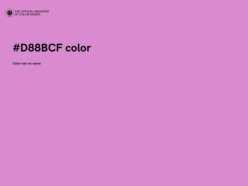 #D88BCF color image