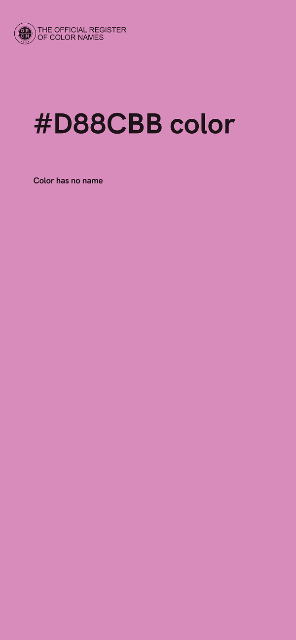 #D88CBB color image