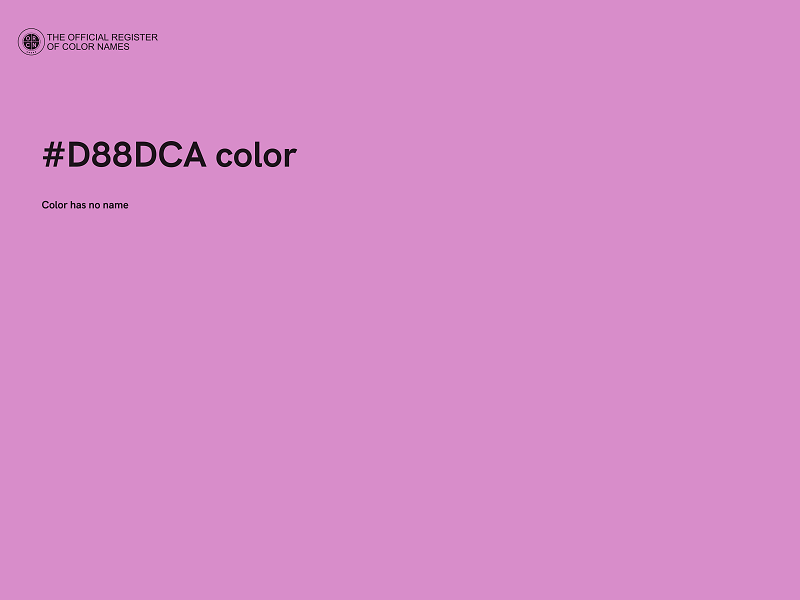 #D88DCA color image