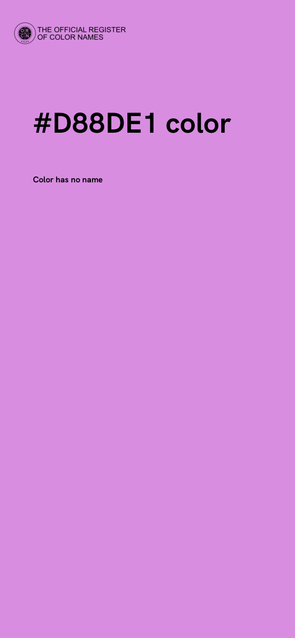 #D88DE1 color image