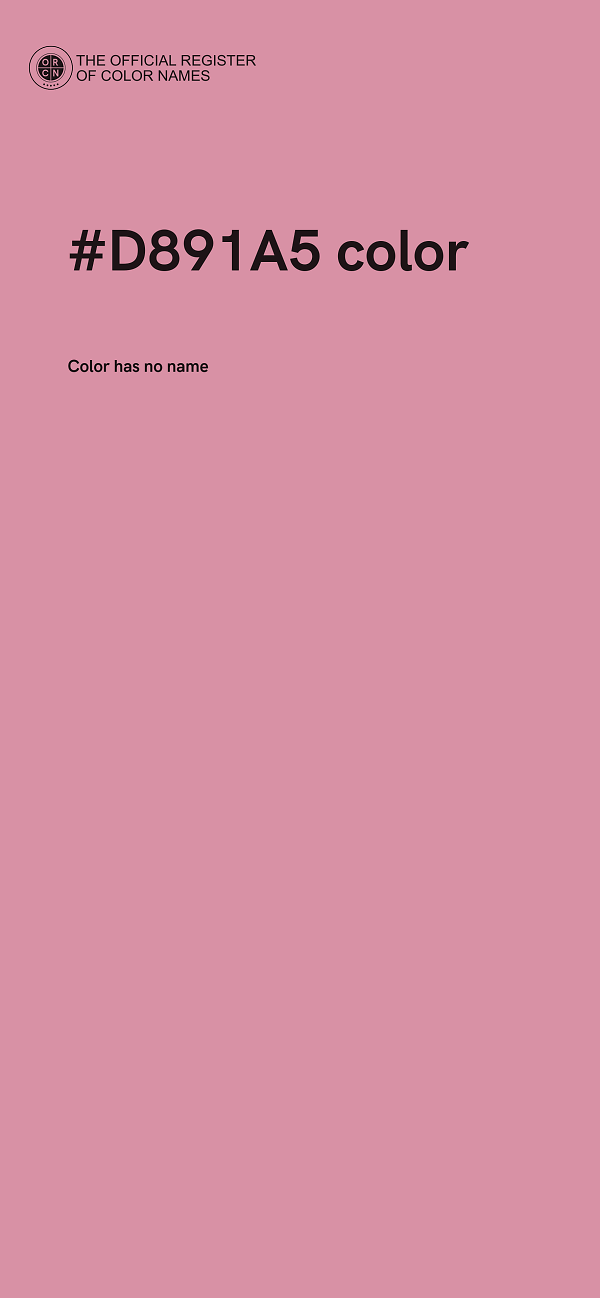#D891A5 color image