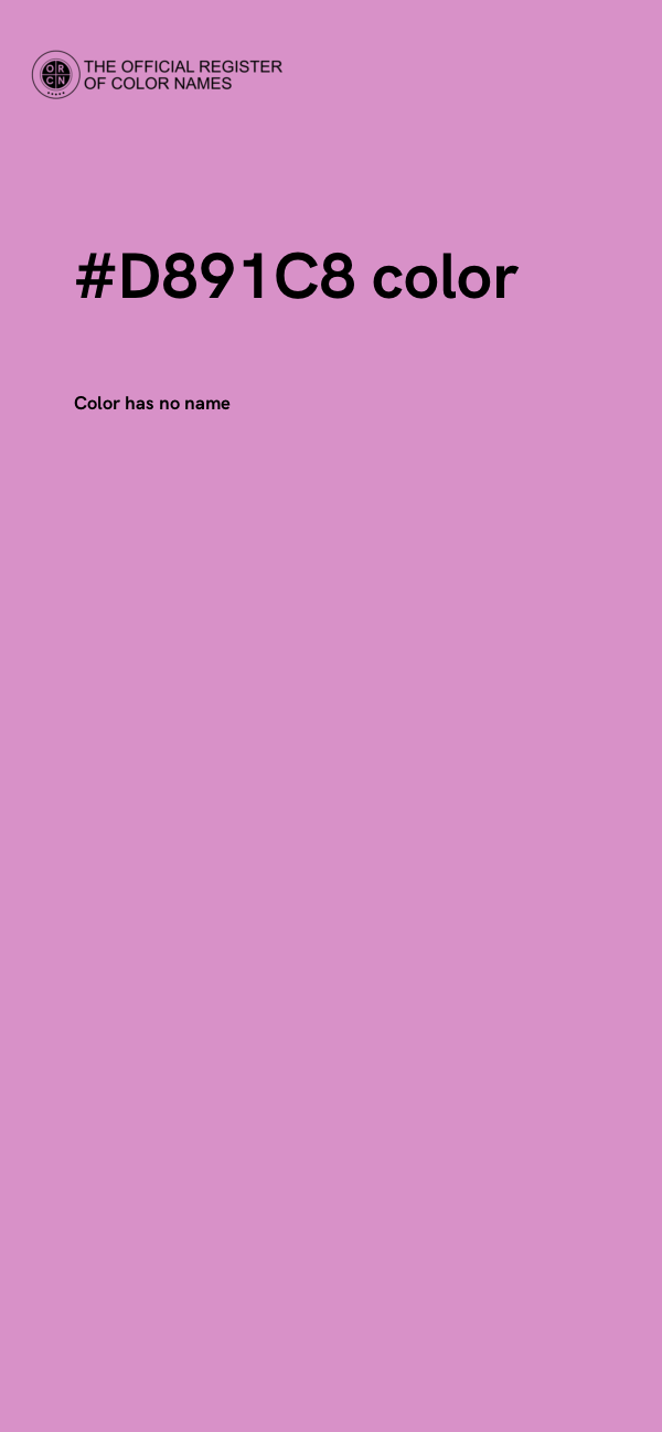 #D891C8 color image