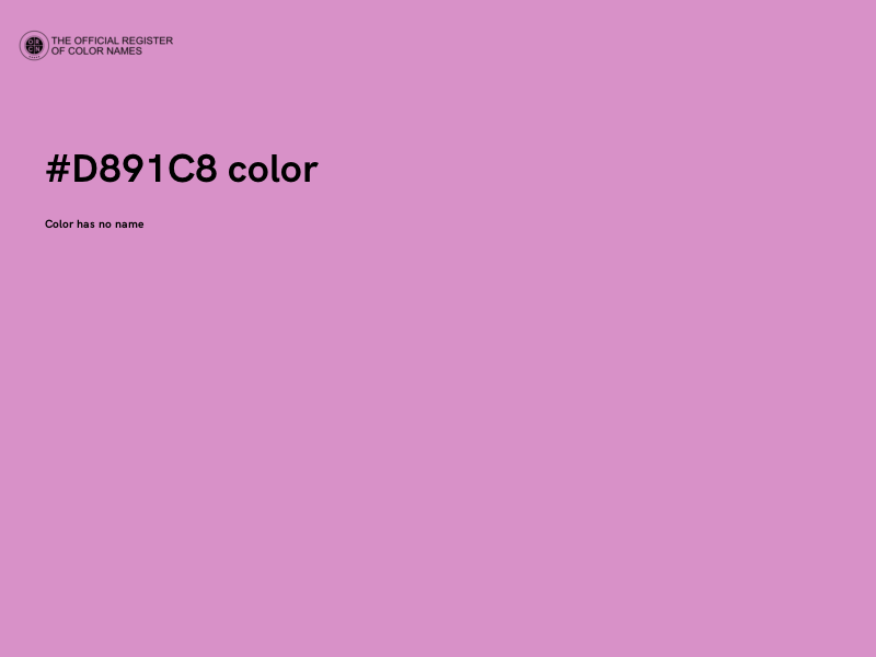 #D891C8 color image