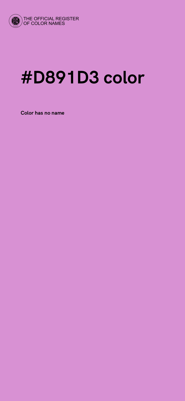 #D891D3 color image