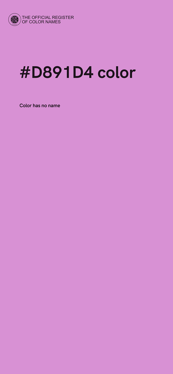 #D891D4 color image