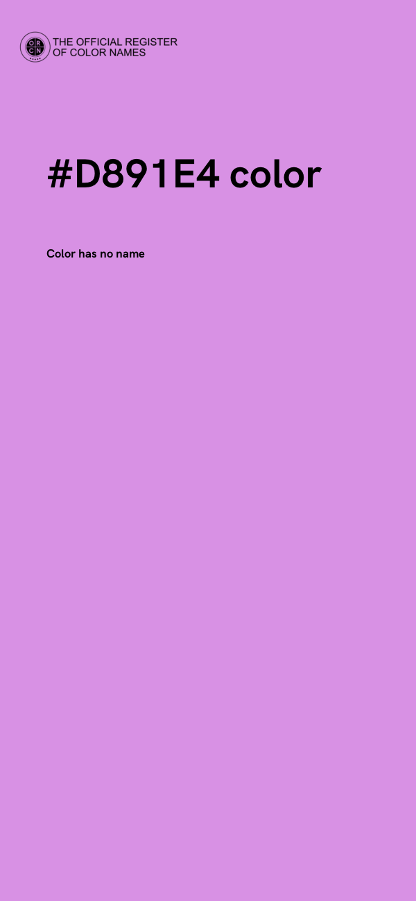 #D891E4 color image