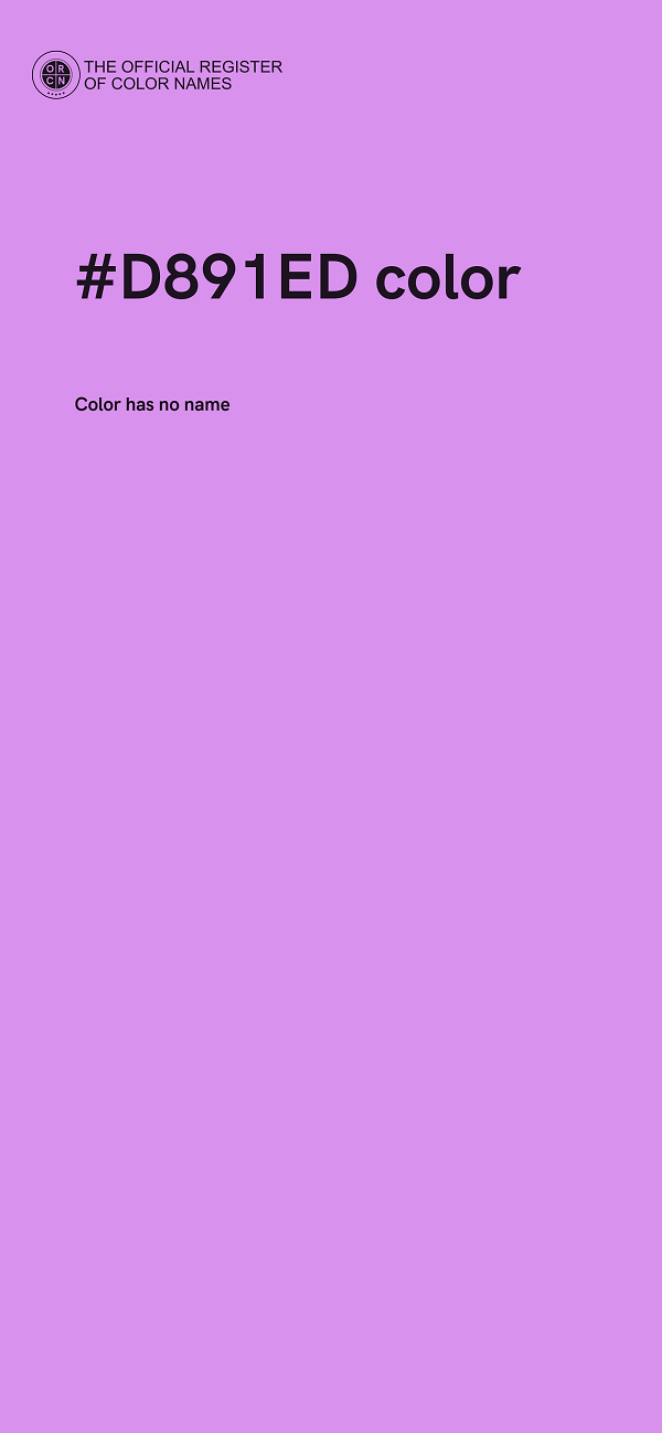 #D891ED color image