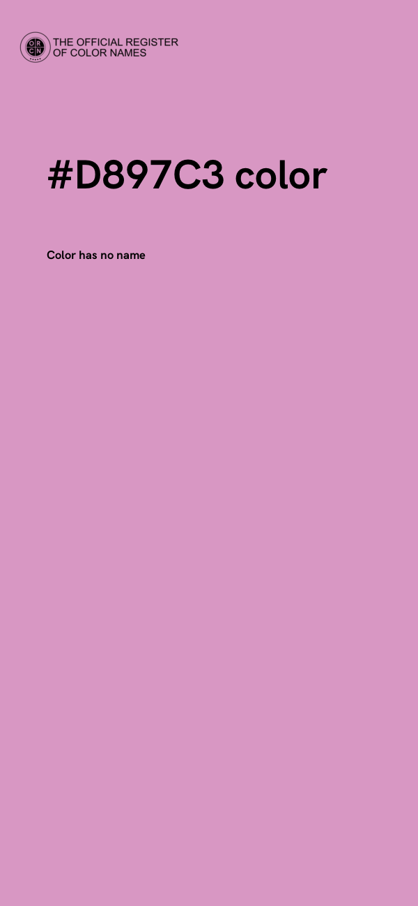 #D897C3 color image