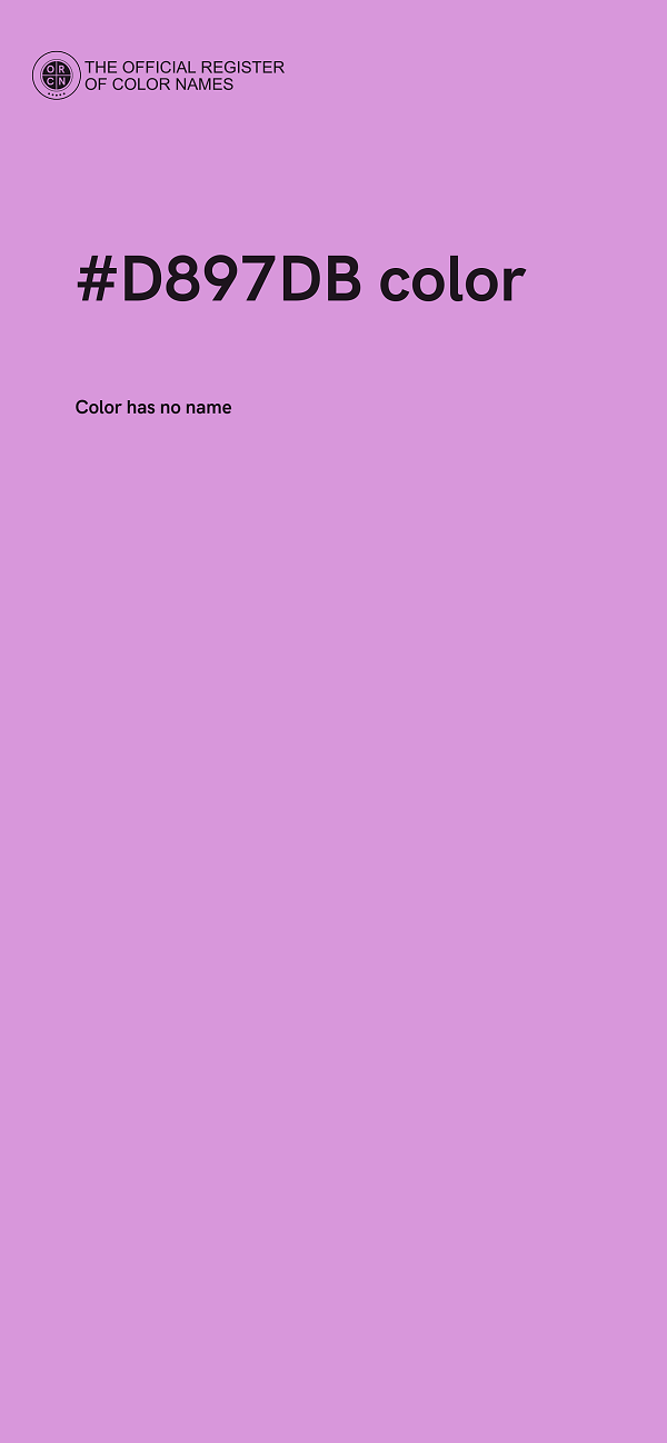 #D897DB color image