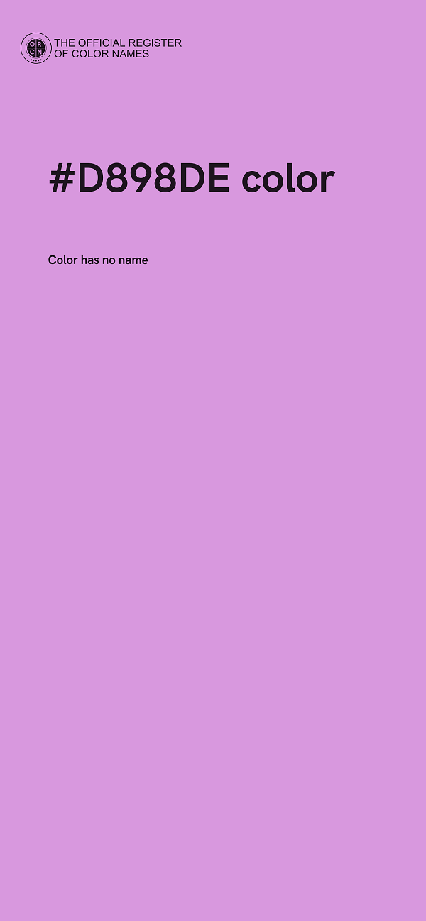 #D898DE color image