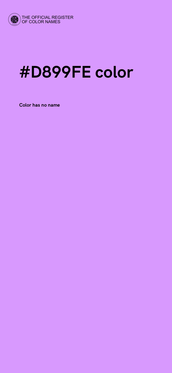 #D899FE color image