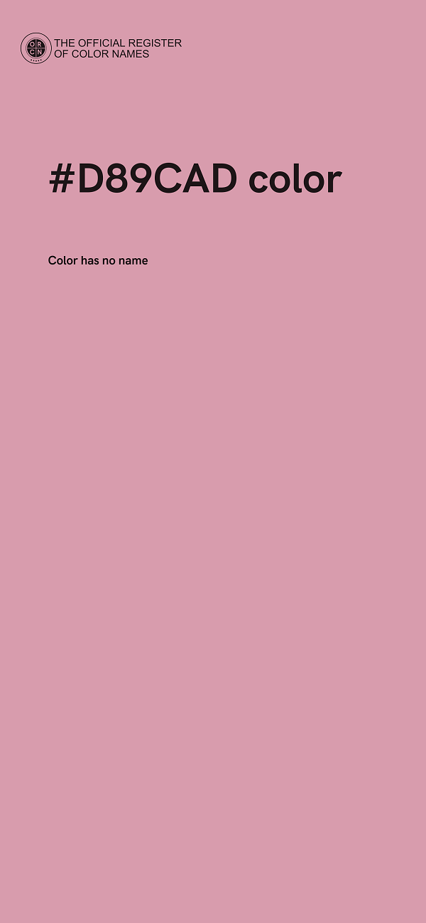 #D89CAD color image