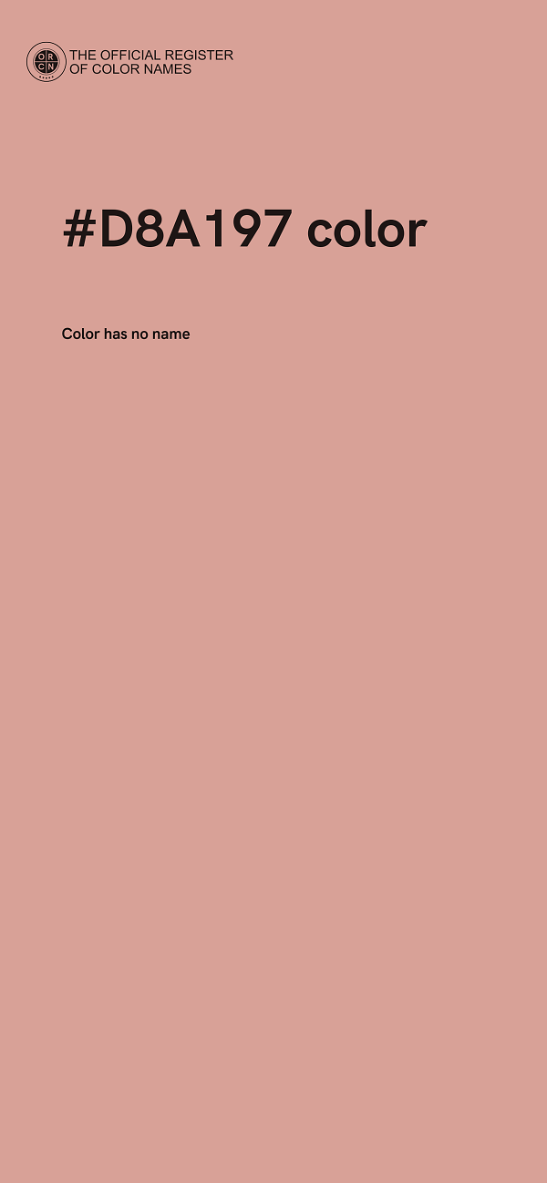 #D8A197 color image