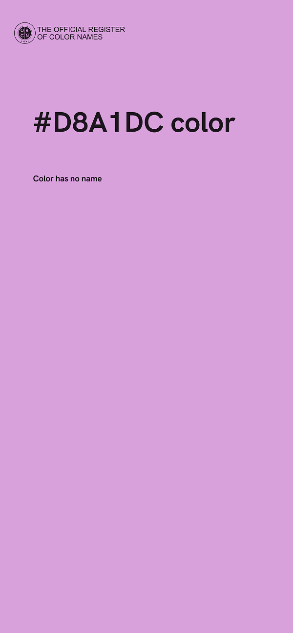 #D8A1DC color image
