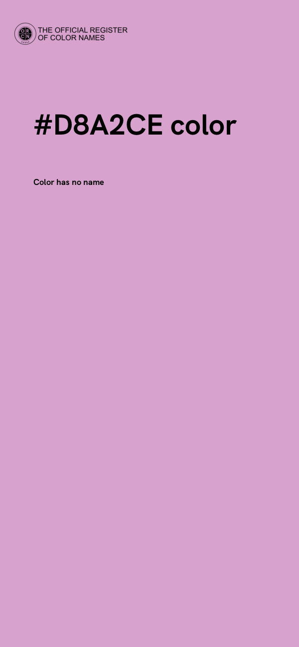 #D8A2CE color image