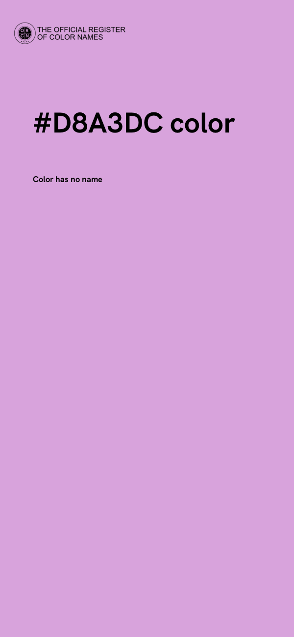 #D8A3DC color image