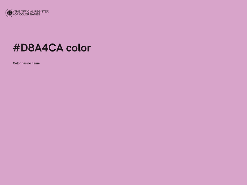 #D8A4CA color image