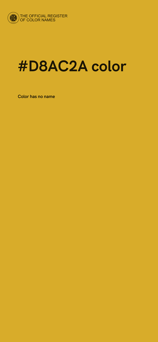 #D8AC2A color image