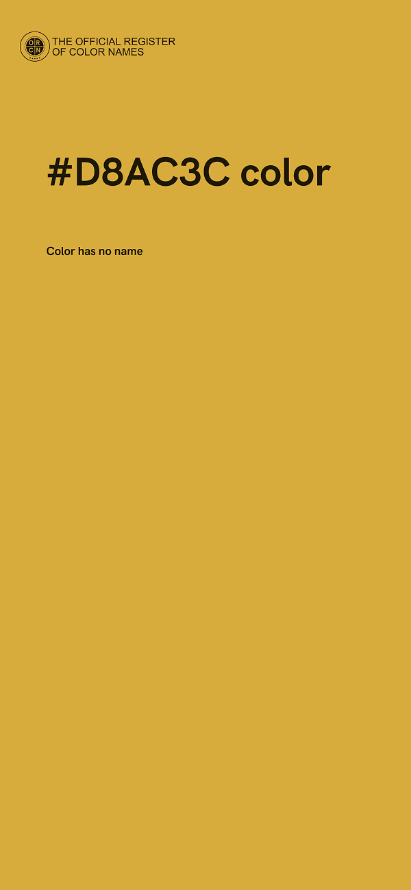 #D8AC3C color image