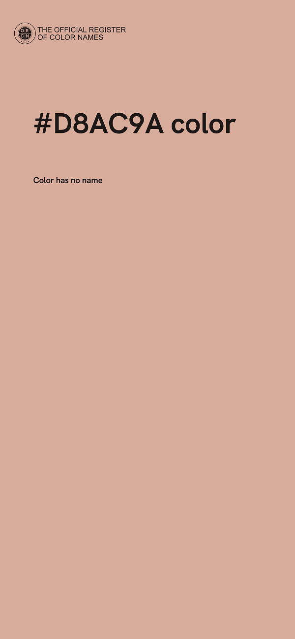 #D8AC9A color image