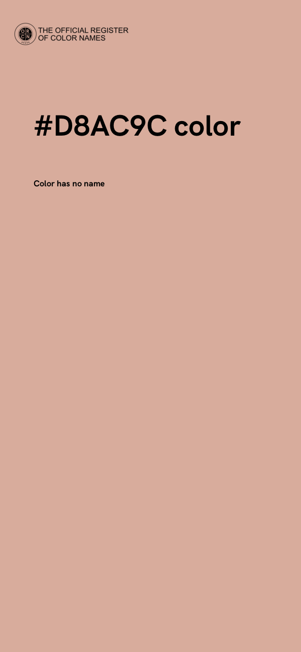 #D8AC9C color image