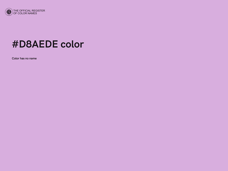 #D8AEDE color image