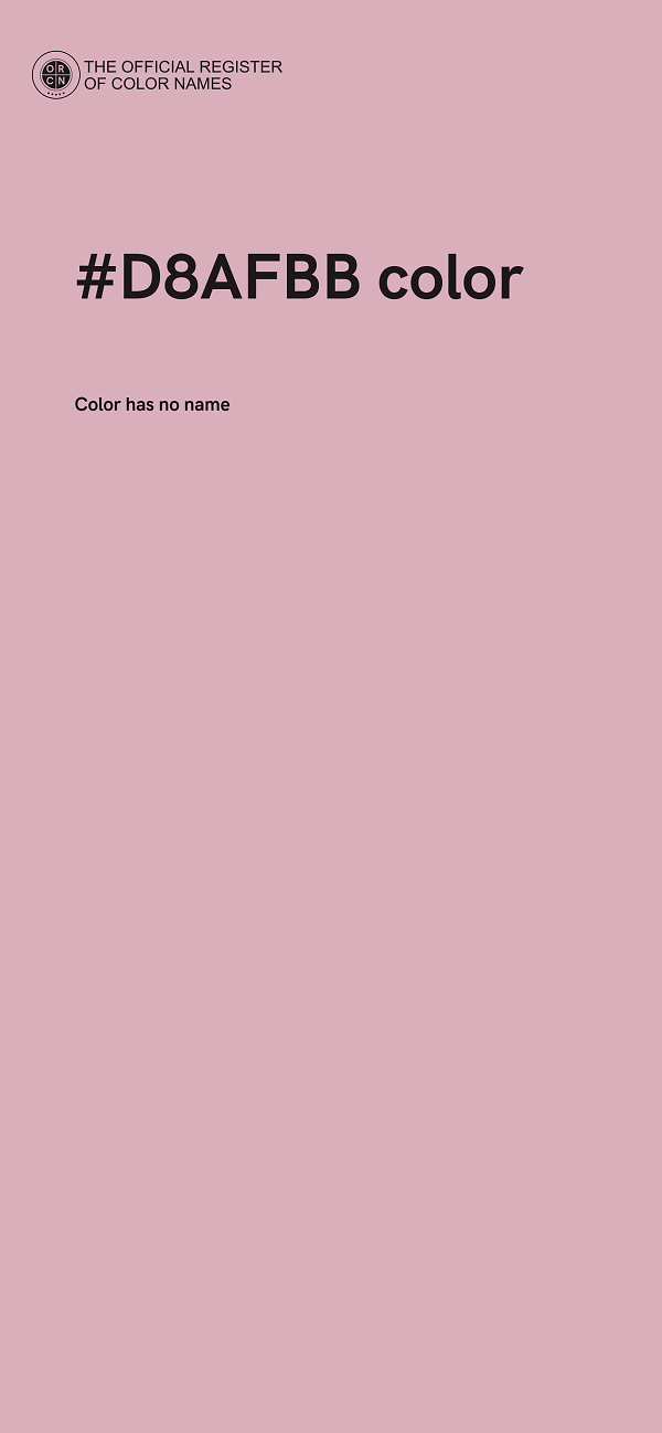 #D8AFBB color image
