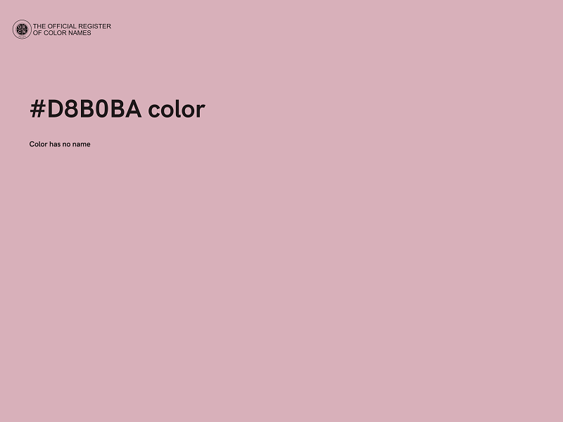 #D8B0BA color image