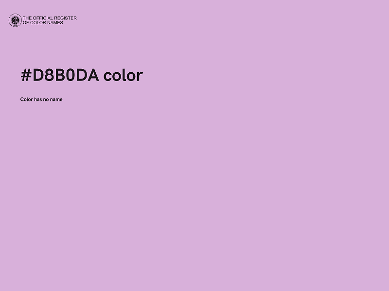 #D8B0DA color image