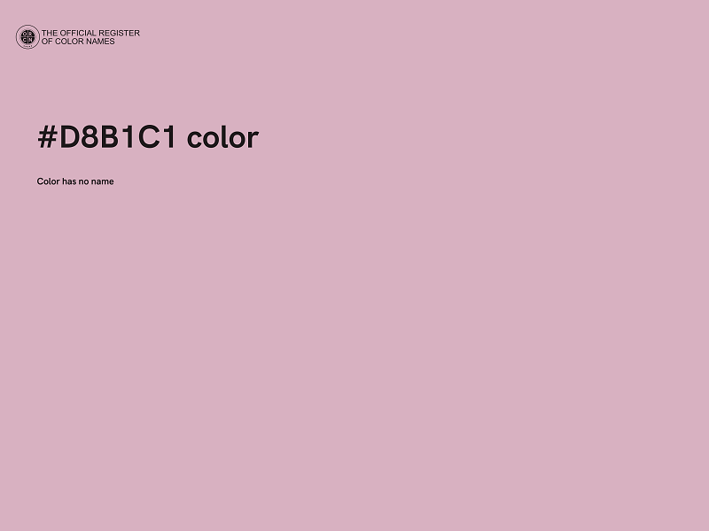 #D8B1C1 color image