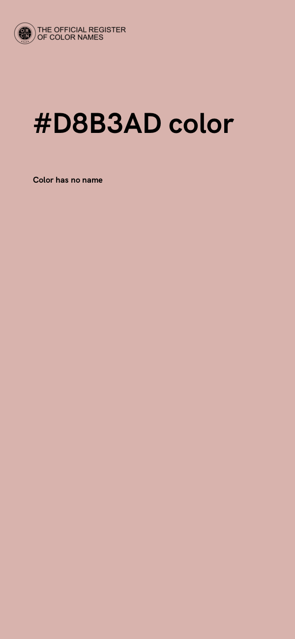 #D8B3AD color image