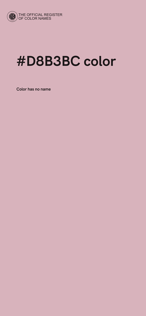 #D8B3BC color image