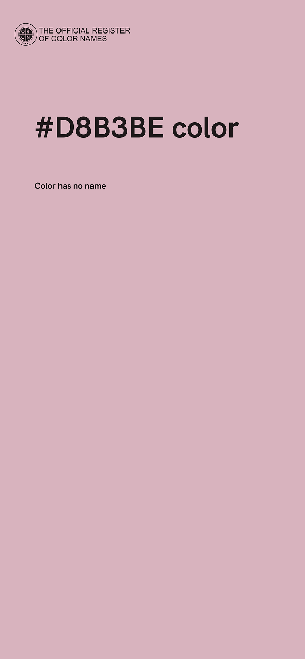 #D8B3BE color image