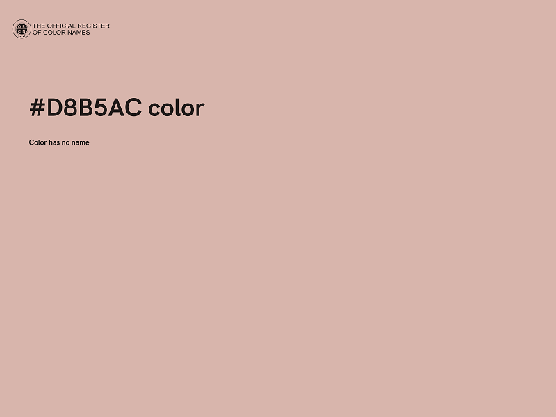 #D8B5AC color image