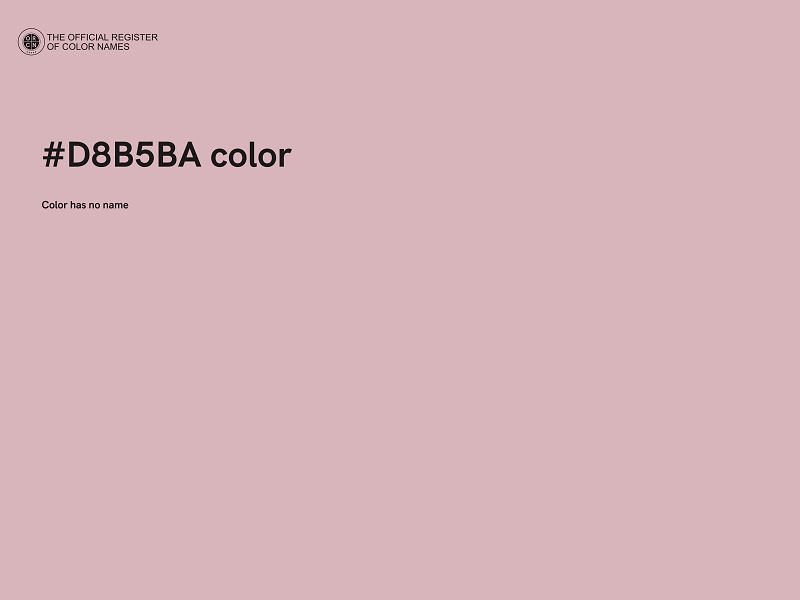 #D8B5BA color image