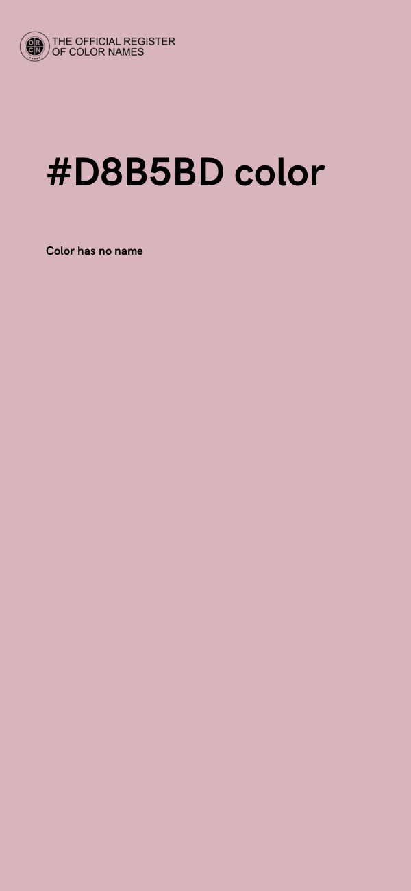 #D8B5BD color image