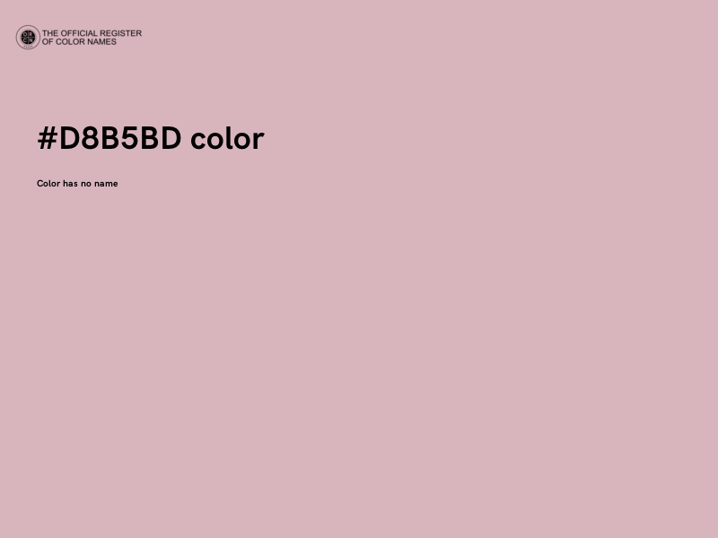 #D8B5BD color image