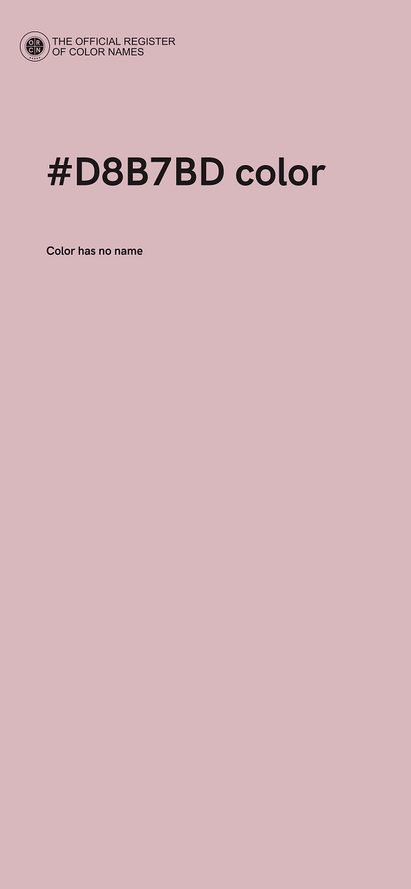 #D8B7BD color image