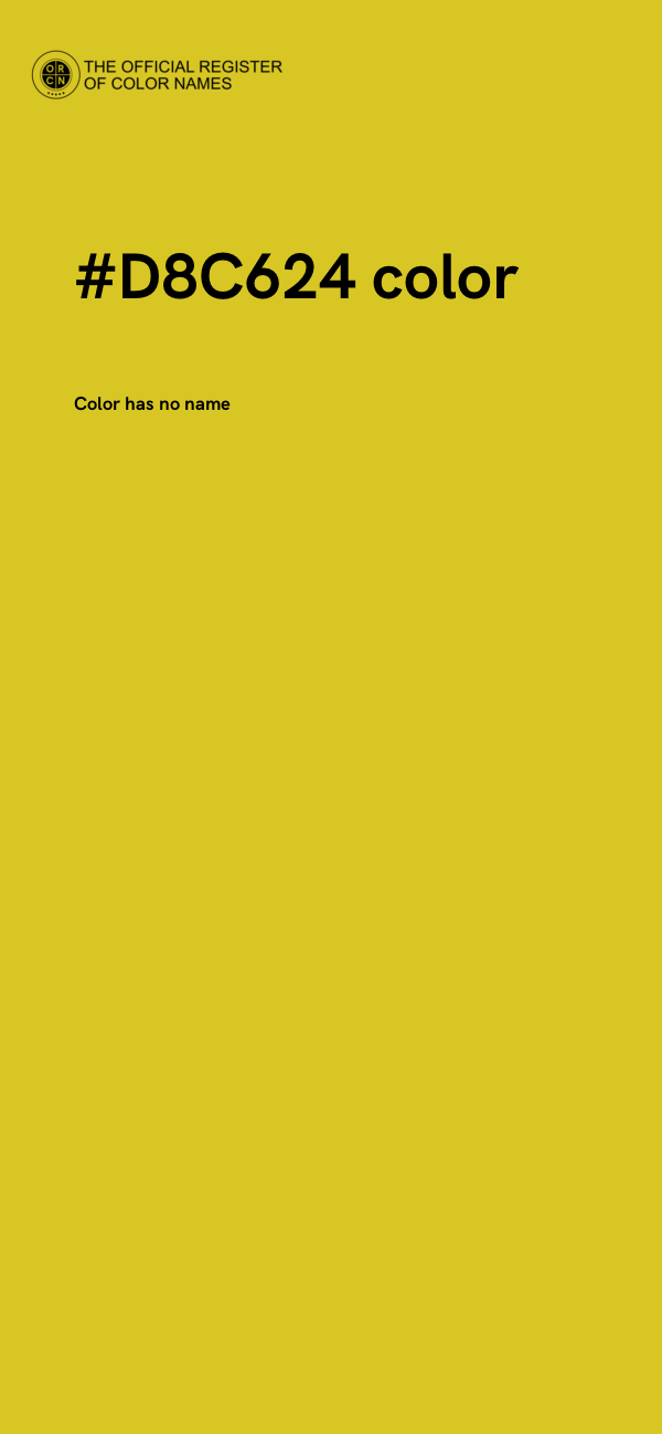 #D8C624 color image