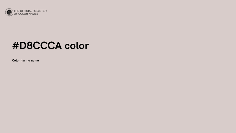 #D8CCCA color image
