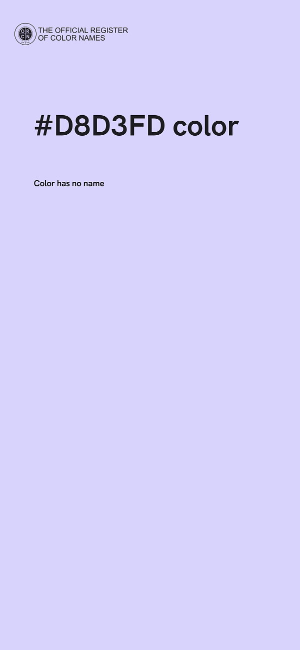 #D8D3FD color image