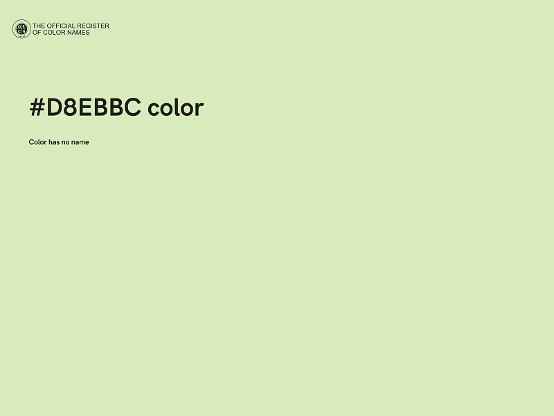 #D8EBBC color image
